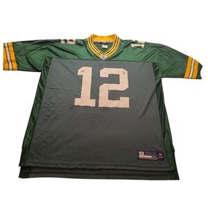 NFL Equipment Green Bay Packers Aaron Rodgers 12 Jersey Green Men's 2XL V-neck